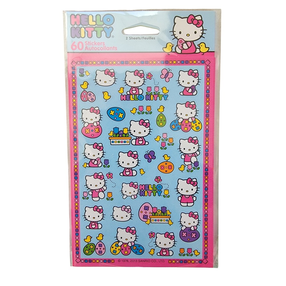 Hello Kitty 60 Stickers Pack Sanrio Stickety-Doo-Da American Greetings‎ NEW